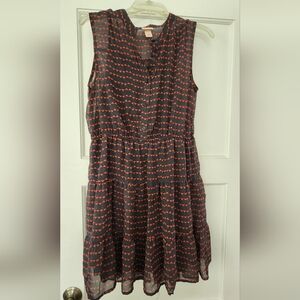 Mossimo Supply Co. Black and Orange Mini Dress